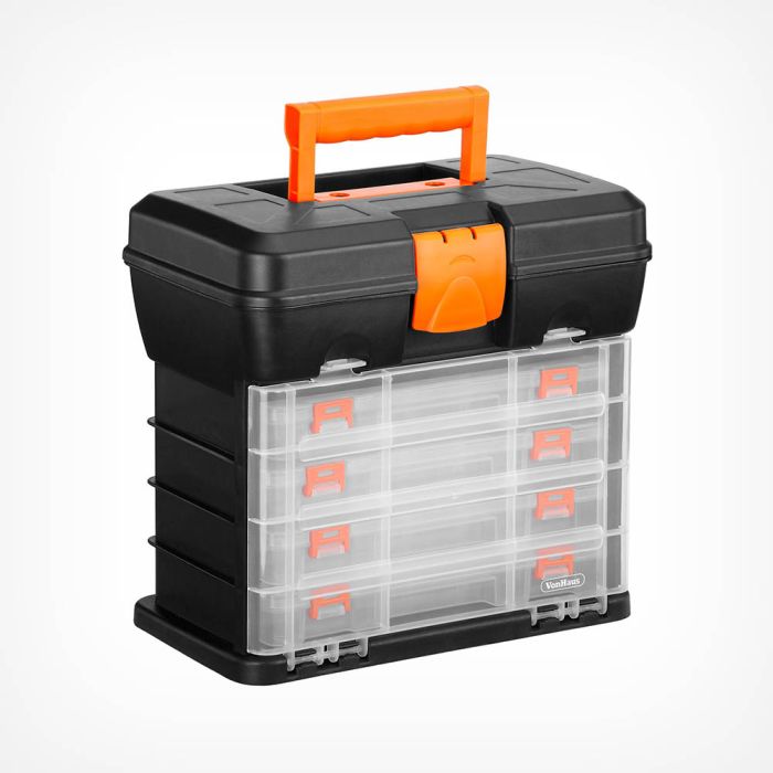 4 Tier Tool Box, DIY Carry Case Utility Box